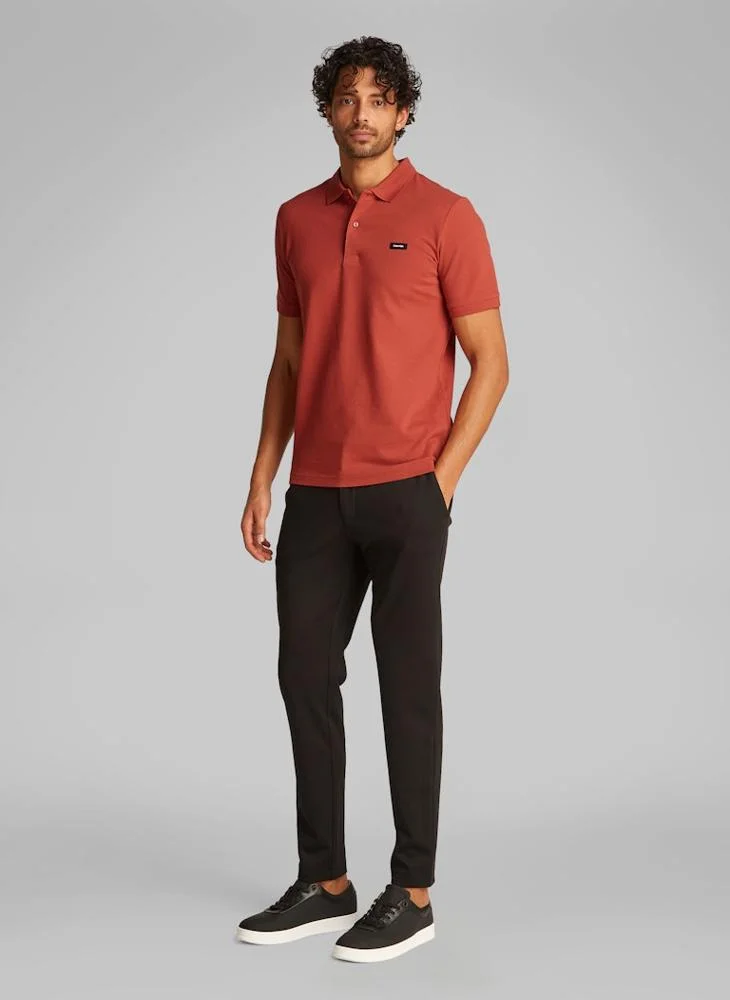 CALVIN KLEIN Slim Stretch Pique Polo