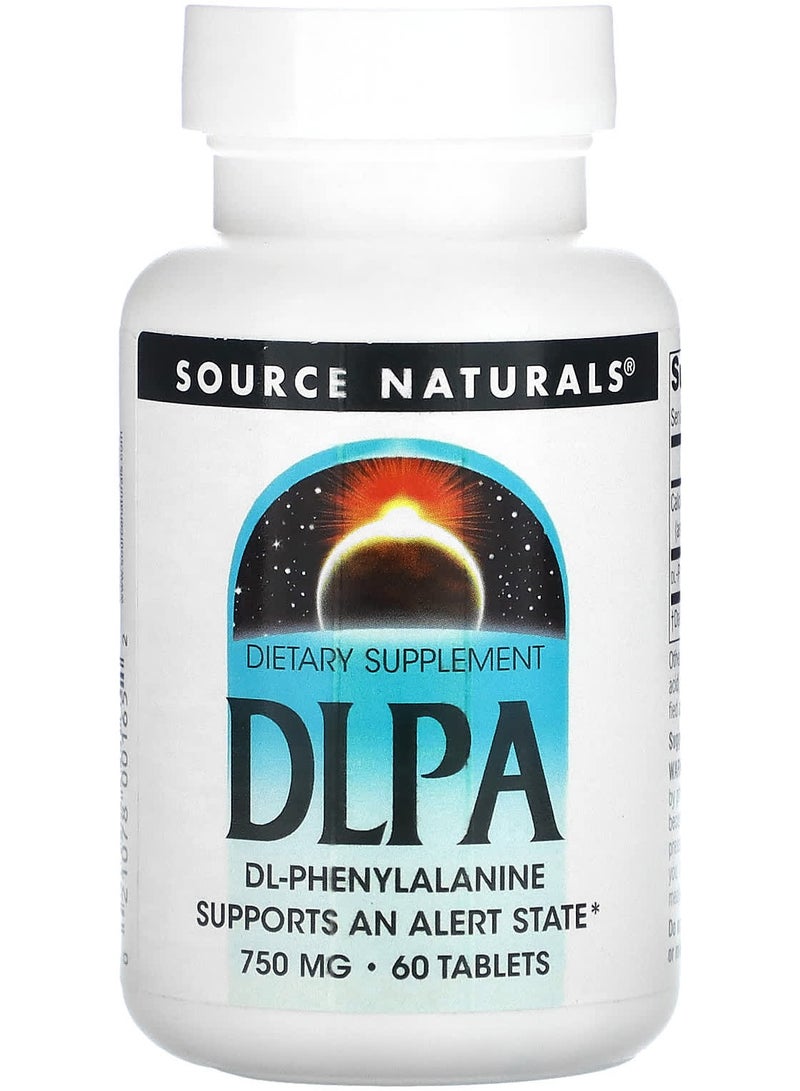 DLPA, 750 mg, 60 Tablets