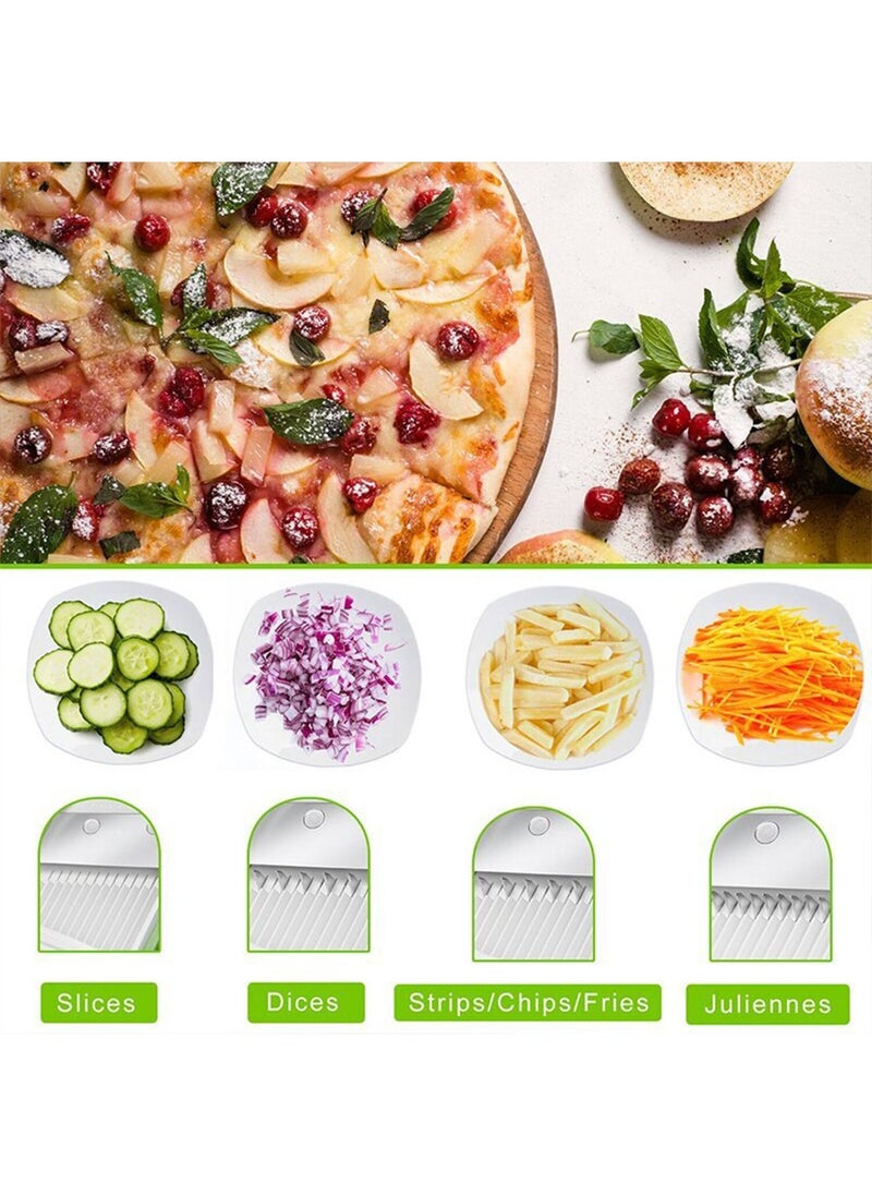 Generic - 30 Cuts Different of Thicknesses 1-8 Mm With Built-in Blades Slicer Vegetable Mandoline - Image 1