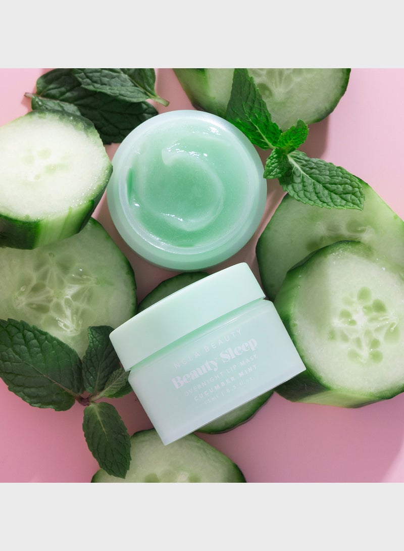 NCLA Beauty Sleep Cucumber Mint Lip Mask 15Ml - Image 4