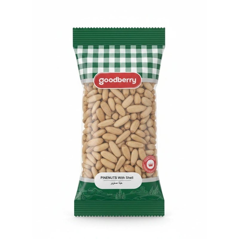 Goodberry Premium Quality Pinenuts With Shell- 70gms
