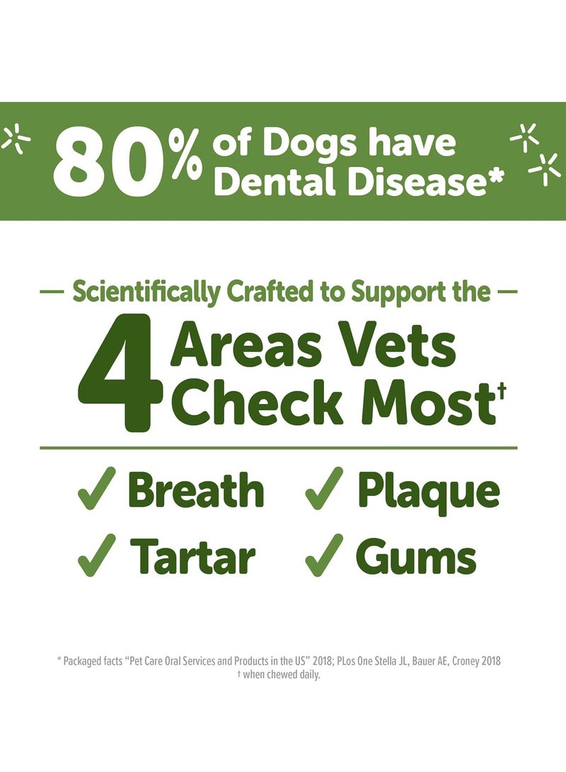 ويمزيس من Wellness Dental Chews للكلاب مكافآت طبيعية طويلة الأمد لأسنان أنظف ونفس منعش خالية من الحبوب ومضادة للحساسية 28 قطعة مضغ - Image 4