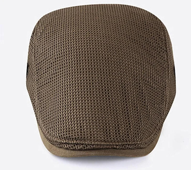 Valkyrie Italian Style Men's Cap Hat Breathable Adjustable Sweatproof Men's Coffee