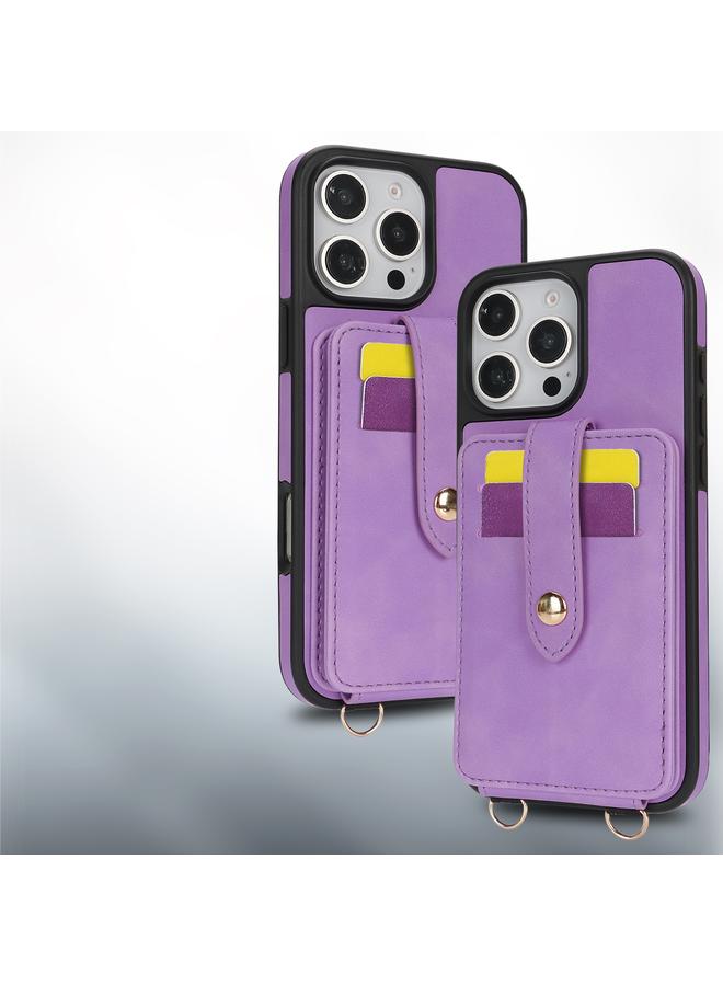 Zaboon Case For iPhone 13 Pro Max Crossbody Skin Card Bag Lanyard Phone Case - Image 3