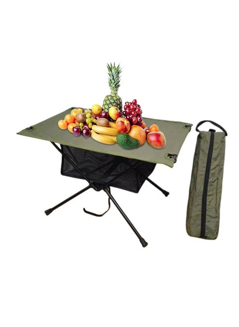 Folding Portable Aluminum Outdoor Picnic Camping Table, with Easy Carrying Bag for Indoor,Outdoor,Camping, Beach,Backyard, BBQ, Party, Patio, Picnic