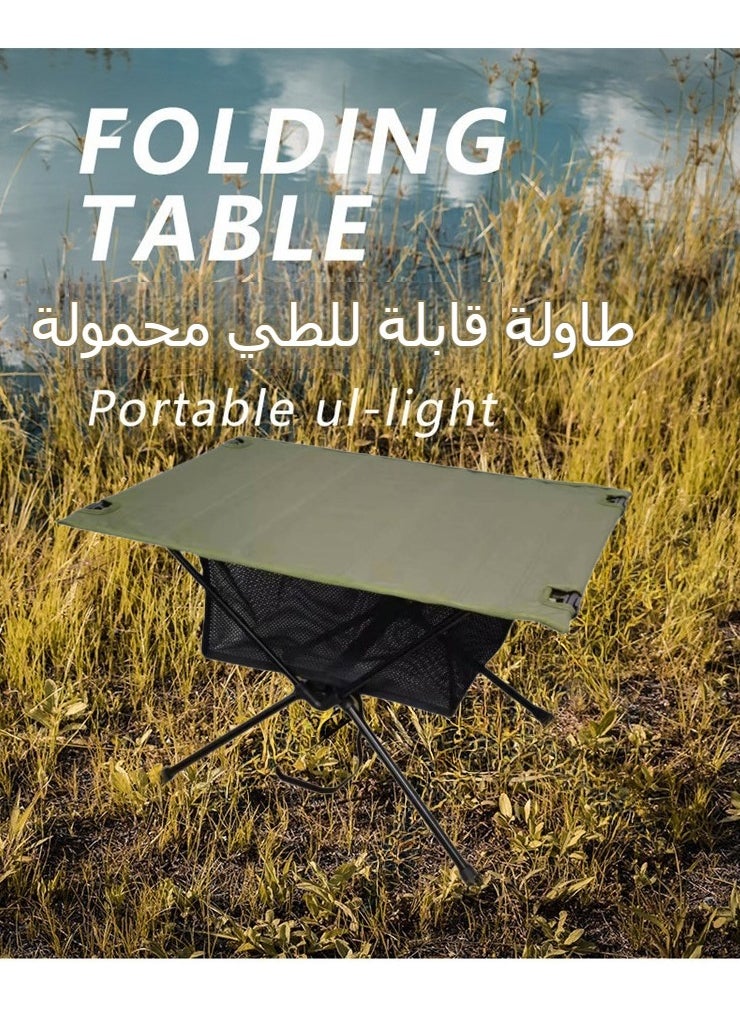 Folding Portable Aluminum Outdoor Picnic Camping Table, with Easy Carrying Bag for Indoor,Outdoor,Camping, Beach,Backyard, BBQ, Party, Patio, Picnic