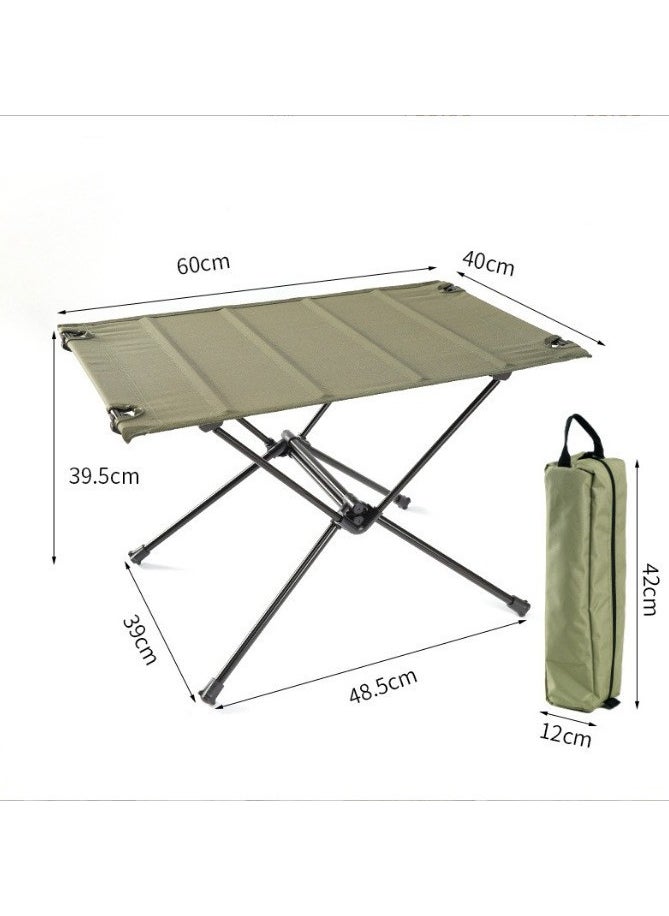 Folding Portable Aluminum Outdoor Picnic Camping Table, with Easy Carrying Bag for Indoor,Outdoor,Camping, Beach,Backyard, BBQ, Party, Patio, Picnic