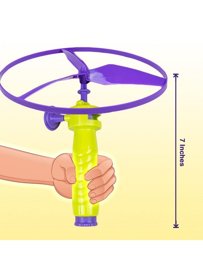 Ratna's Air Spinner Flies Upto 40 Feet High Spinnig Flying Toy for Outdoor Play for Kids - Image 5