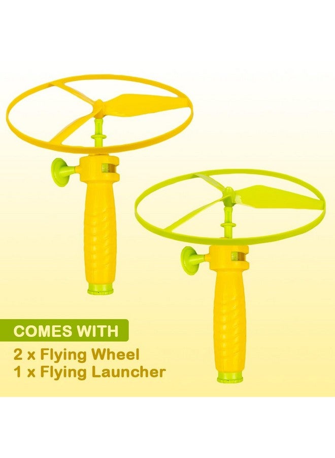 Ratna's Air Spinner Flies Upto 40 Feet High Spinnig Flying Toy for Outdoor Play for Kids - Image 4