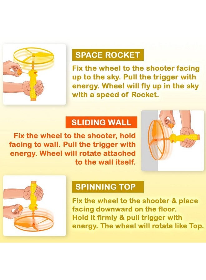 Ratna's Air Spinner Flies Upto 40 Feet High Spinnig Flying Toy for Outdoor Play for Kids - Image 3