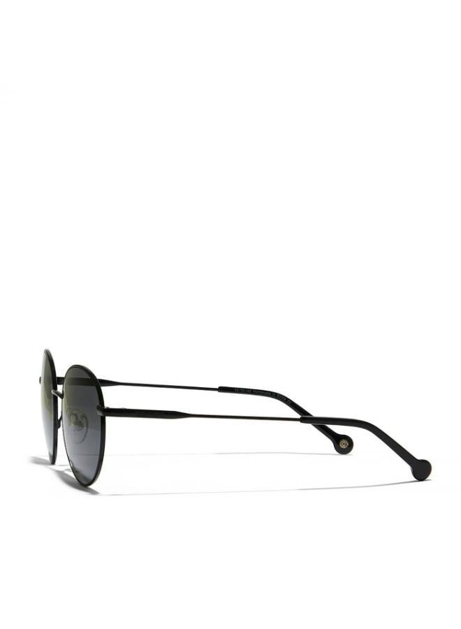 30Sundays TURN AROUND Unisex Black Sunglasses - Frame Material: Metal - Lens Color: Black- Frame Color: Black - Full Rim - Image 3