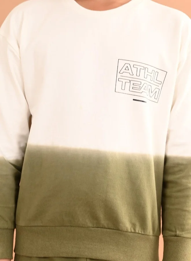 LILPICKS Solid Sweatshirt with Jogger Set