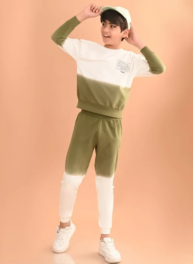 LILPICKS Solid Sweatshirt with Jogger Set