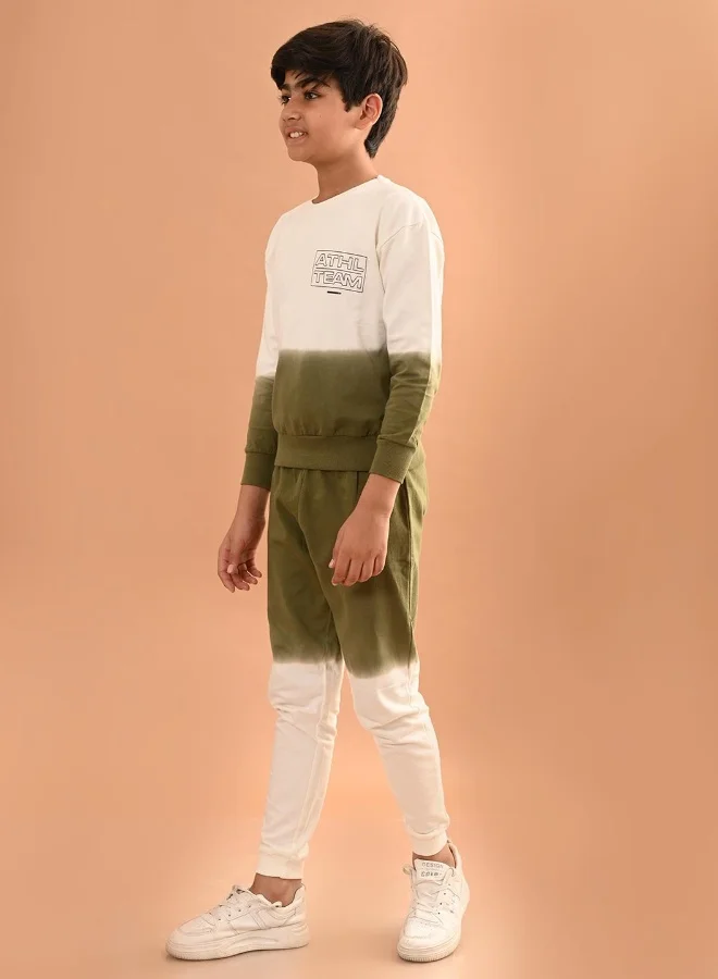 LILPICKS Solid Sweatshirt with Jogger Set