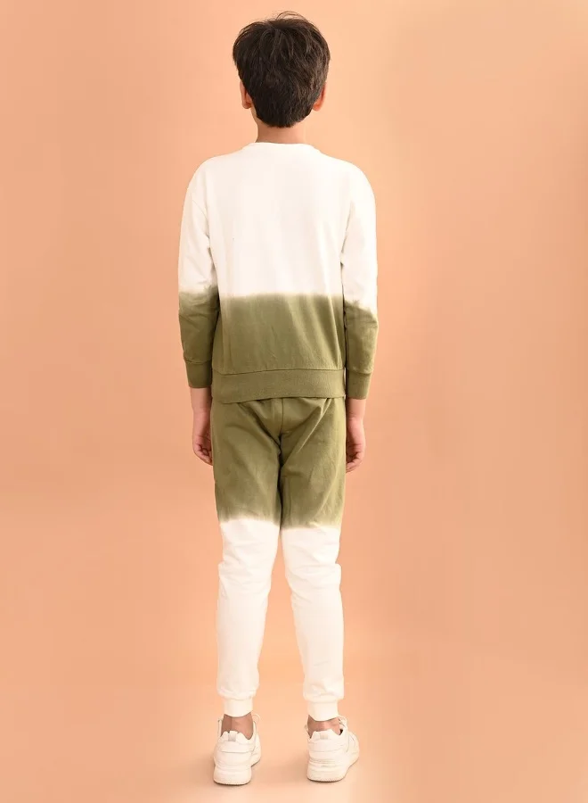 LILPICKS Solid Sweatshirt with Jogger Set