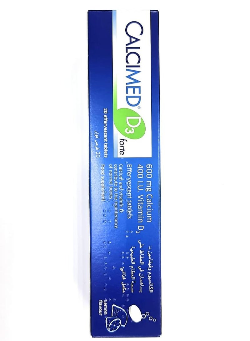 Forte Calcimed D3 Forte 20 Tablets