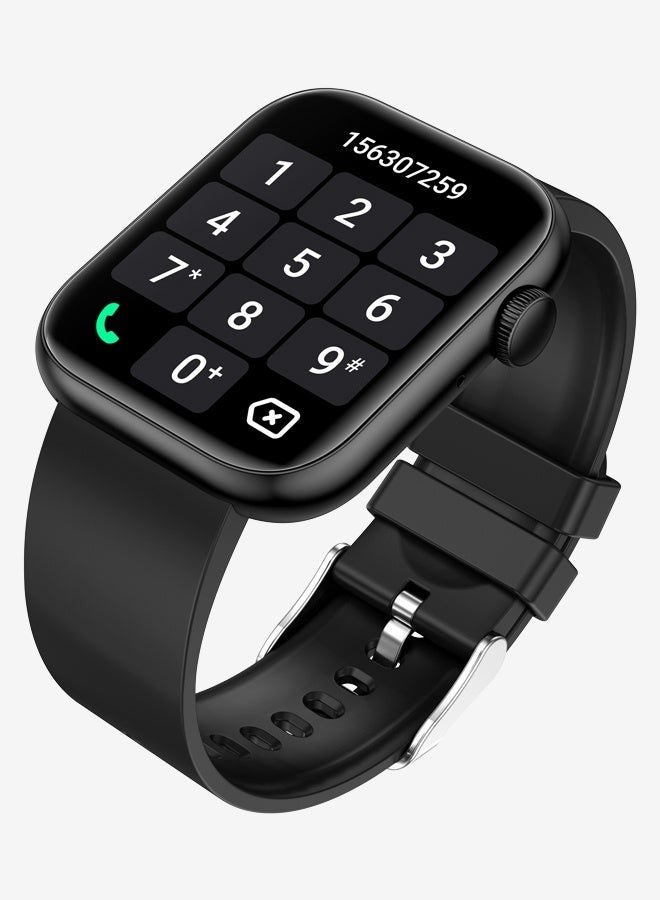 LIGE Top Brand Fashion QX 7 Smartwatch For Men Full Screen Touch ,100+ Sport Modes ,Bluetooth5.2 Call ,24h Heartrate ,Deep Waterproof IP67 ,Long-Lasting Battery Life 260mAh Black Wristwatches Gifts - Image 3