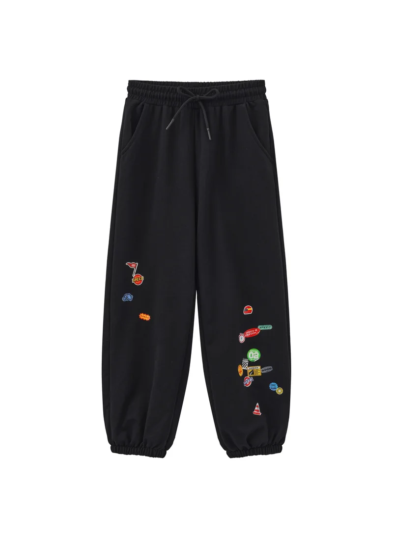 Balabala Black Kids Boys Knitted trousers for Men | Best Price UAE