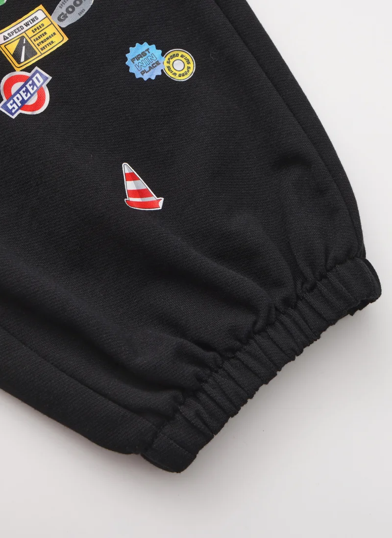 Balabala Black Kids Boys Knitted trousers for Men | Best Price UAE