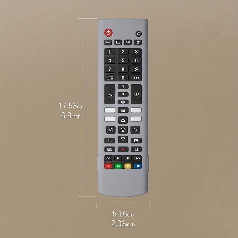For LG AKB Series Remote Control Dark Blue Protective Silicone Cover Soft Skin Friendly Non-Slip Anti Drop Case - Image 2