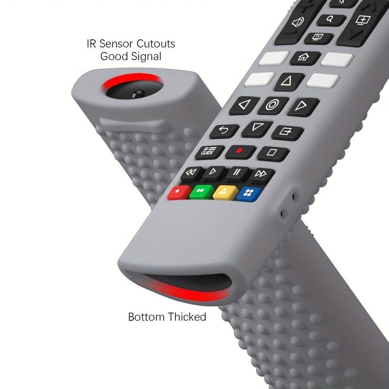 For LG AKB Series Remote Control Dark Blue Protective Silicone Cover Soft Skin Friendly Non-Slip Anti Drop Case - Image 3