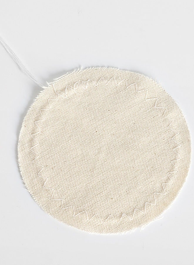 بينكو 10 قطع من قماش فلتر بديل لشفاط القهوة - ترشيح دقيق من الفلانيل للأواني البلجيكية والشفاطات، قابلة لإعادة الاستخدام والغسل - Image 4