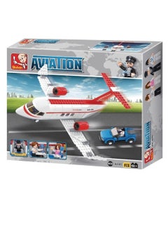 Sluban Sluban - Aviation C Concept Plane Bricks Set 275 Pieces - M38-B0365  - Image 1