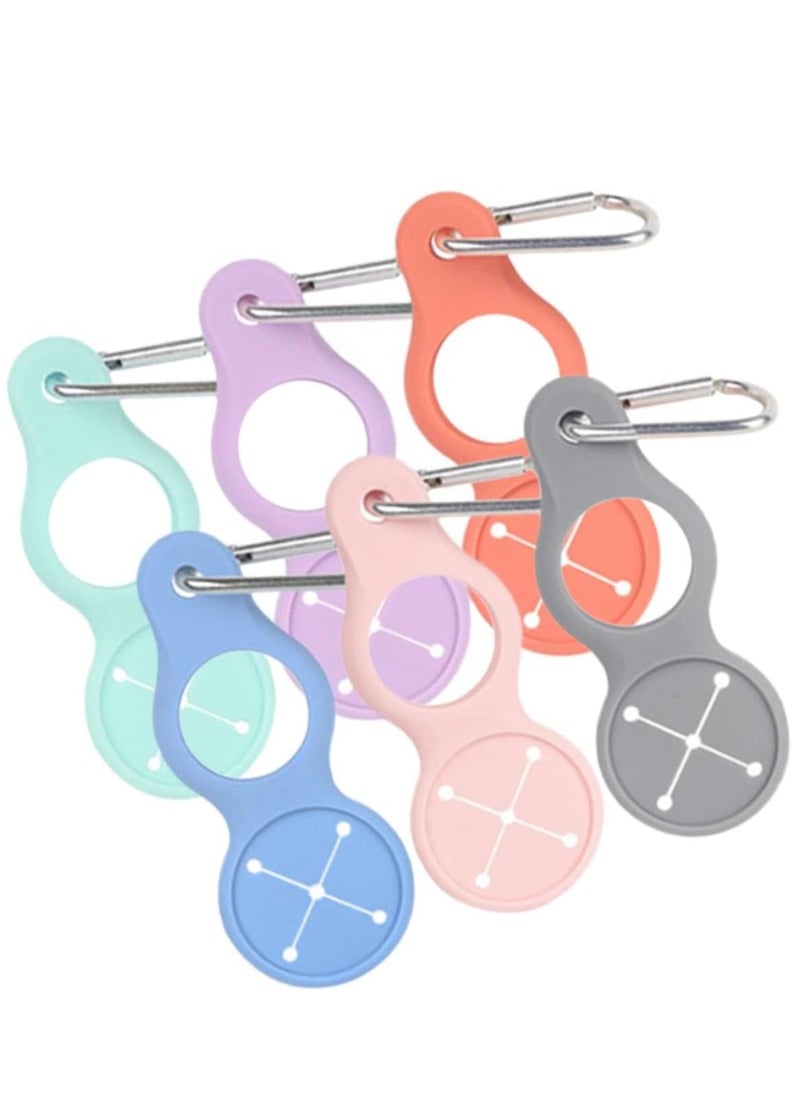 KASTWAVE 6pcs Water Bottle Buckle Athletic Backpack Climbing Carabiner Sports Water Bottle Water Bottle Ring Holder Mineral Water Bottle Buckles Water Bottle Holster Outdoor Buckles Alloy  - Image 1