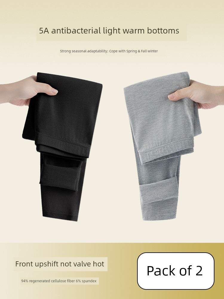 Fenteng women's long johns Modai cotton inner wear thin underwear line pants plus size slim fit warm leggings autumn and winter - Image 1