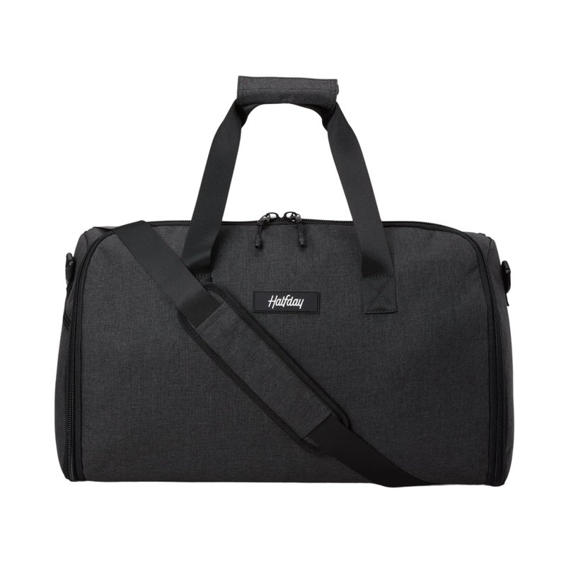 Halfday Convertible 2-in-1 Garment Duffel Weekender Bag 40L | Wrinkle-Free Travel, Hanging Suit Compartment, Shoe Pockets, Trolley Sleeve. Durable & Water-Resistant Carry-On, Shadow - Image 1
