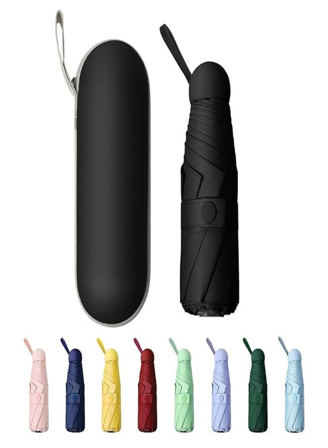 NPB Store Mini Windproof Folding Travel Umbrella, Sun & Rain Umbrellas, Compact Portable for Women Men Multiple Colors - Image 1