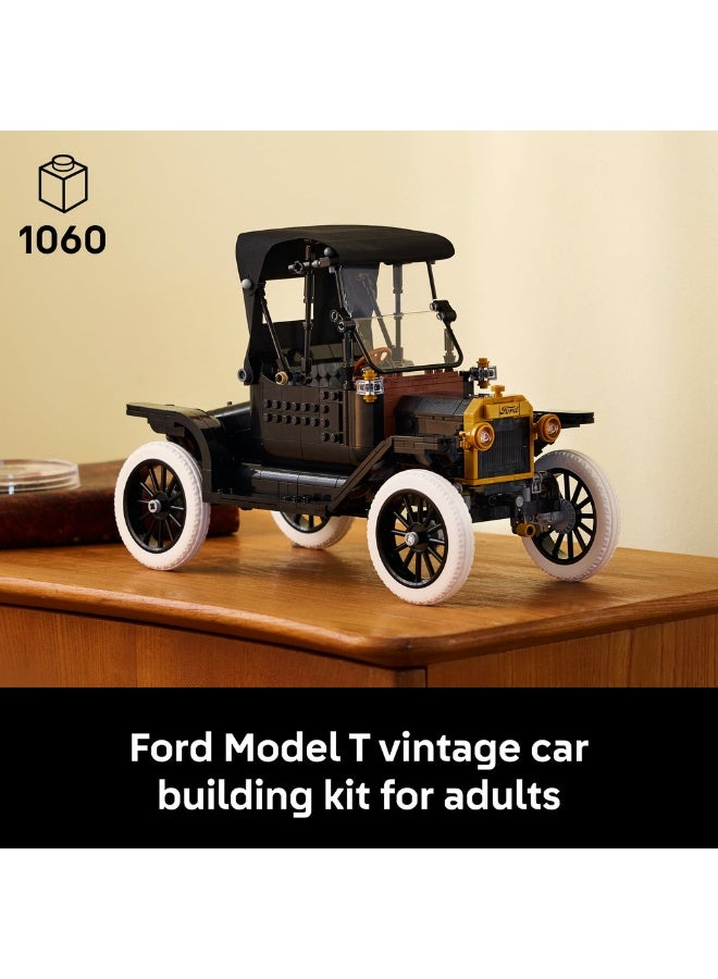 LEGO Icons Ford Model T Retro Car Kit for Adults 11376 (Age 18+, 1060 Pieces) - Image 3