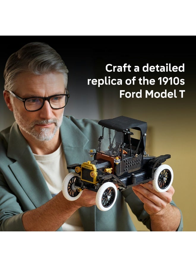 LEGO Icons Ford Model T Retro Car Kit for Adults 11376 (Age 18+, 1060 Pieces) - Image 4