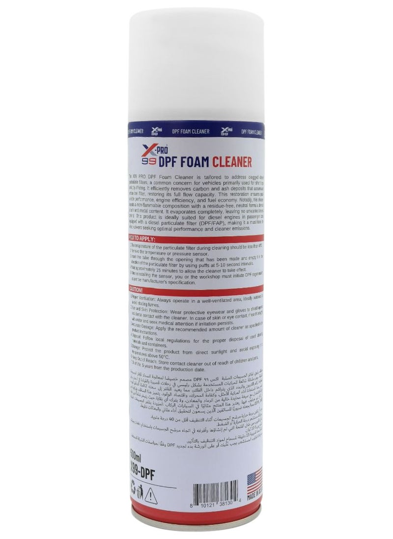 Xpro - DPF Foam Cleaner - Cleans Diesel Particulate Filters, Restores Engine Efficiency, 500ml - Image 1