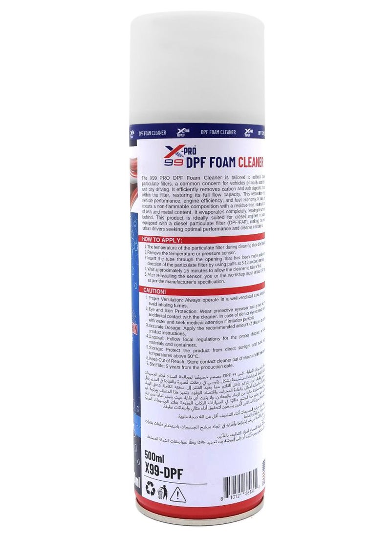 Xpro - DPF Foam Cleaner - Cleans Diesel Particulate Filters, Restores Engine Efficiency, 500ml - Image 1