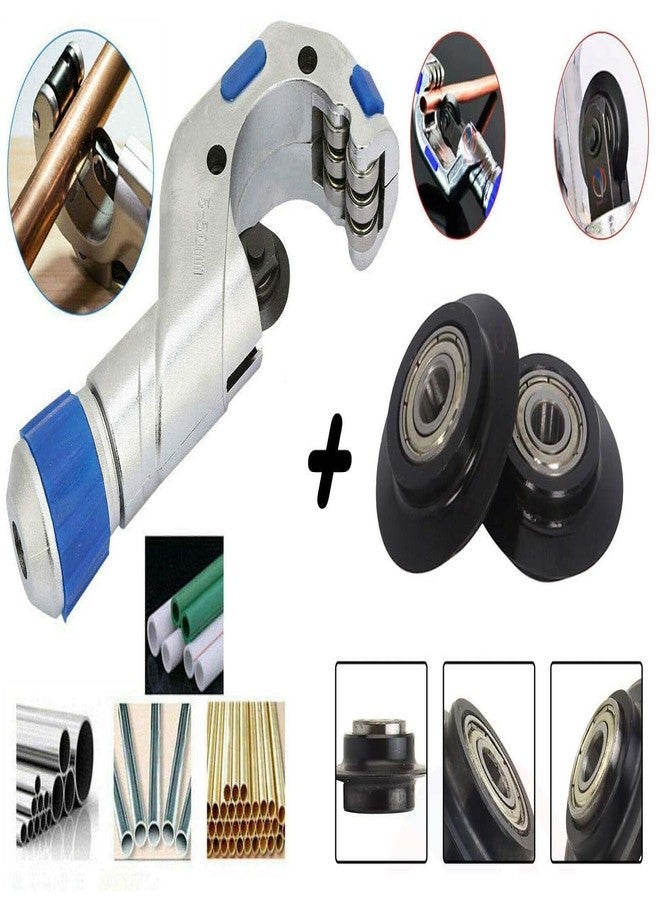 ISC 5~50mm Tube Cutter Hand Pipe Milling Tools Cutting Tools For Stainless Steel, Aluminum, Copper Tube Cutting With 2Pcs Extra Blades - Image 2