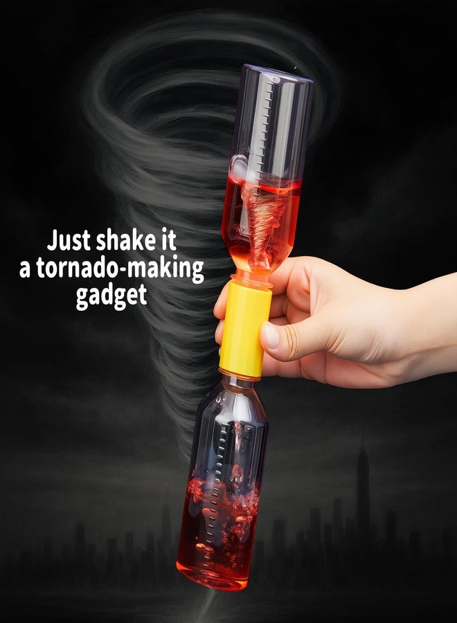 Arrowbash 2 Sets Tornado Makers, Plastic Cyclone Tube Vortex Connector, Tornadoes in a Bottle, Mini Hurricane Water Vortex Makers for Scientific Experiments Test Nature Gift - Image 5