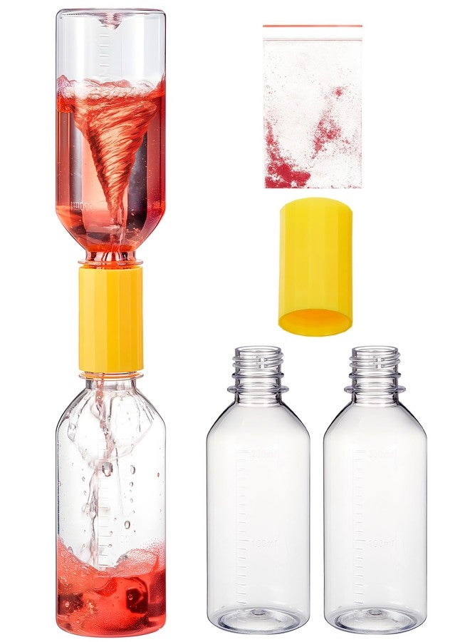 Arrowbash 2 Sets Tornado Makers, Plastic Cyclone Tube Vortex Connector, Tornadoes in a Bottle, Mini Hurricane Water Vortex Makers for Scientific Experiments Test Nature Gift - Image 1
