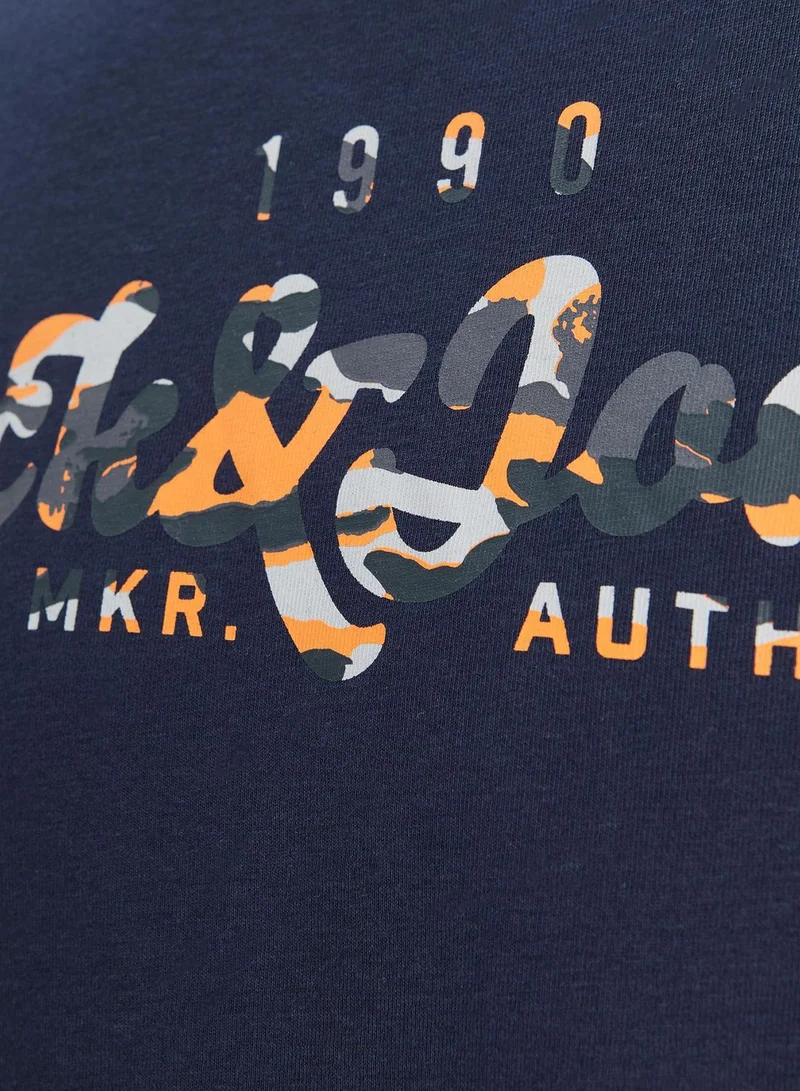 JACK & JONES Logo Crew Neck T-Shirt