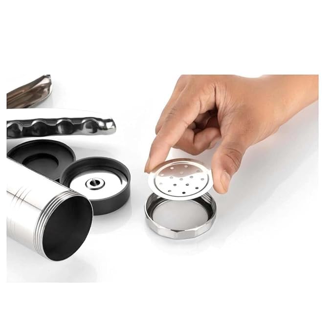 Ervio Stainless Steel Kitchen Press | Chakli Maker with 15 Jaalis & 6 Icing Nozzles | Murukku Maker, Sev Sancha, Idiyappam & Namkeen Maker | Heavy Duty Multi-Purpose Snack Maker for Home Use - Image 2