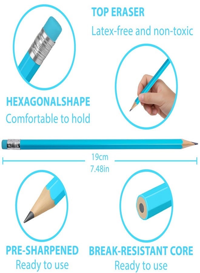Ouksma Pre-Sharpened Inspirational Pastel Pencils - HB #2 Affirmation Pencils with Motivational Quotes - Aesthetic School Supplies for Students, Teachers (Strong, 24) - Image 5