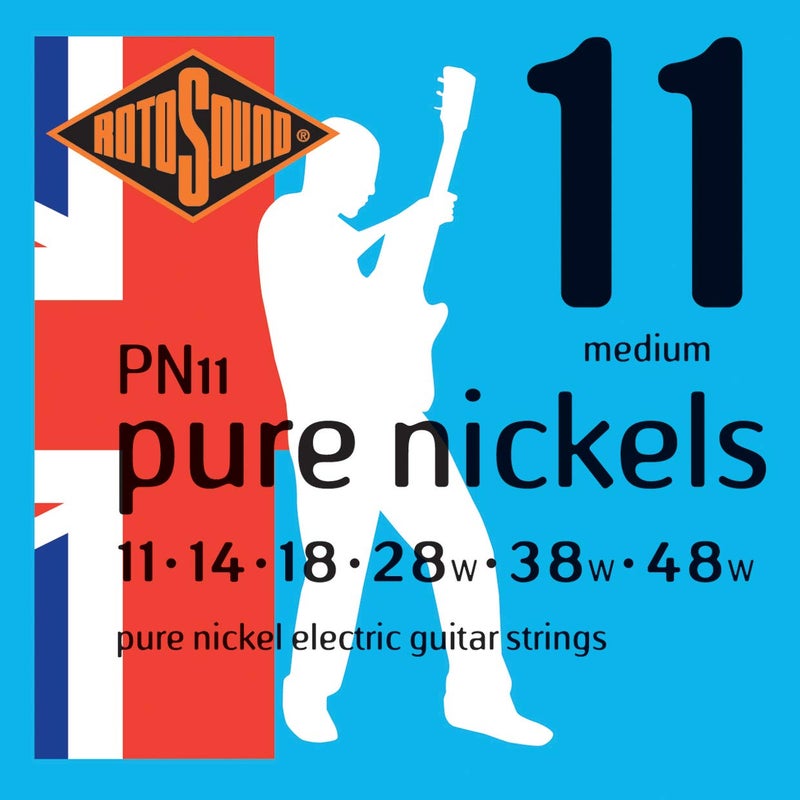 Rotosound PN11 Pure Nickel Electric Guitar Strings (11-48) - Image 5