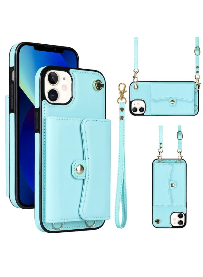 Zaboon Case For iPhone 12 RFID Card Slot Phone Case with Long Lanyard - Image 1