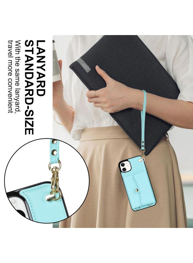 Zaboon Case For iPhone 12 RFID Card Slot Phone Case with Long Lanyard - Image 4