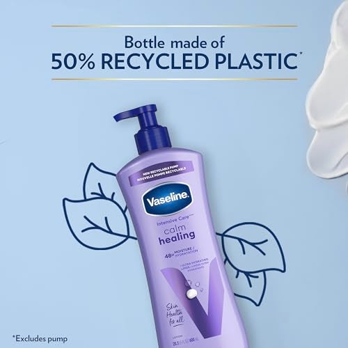 Vaseline Intensive Care Calm Healing Body Lotion 3 count for Dry Skin Made with Ultra-Hydrating Lipids and Lavender Extract to Heal and Restore Dry Skin 20.3 oz - Image 5