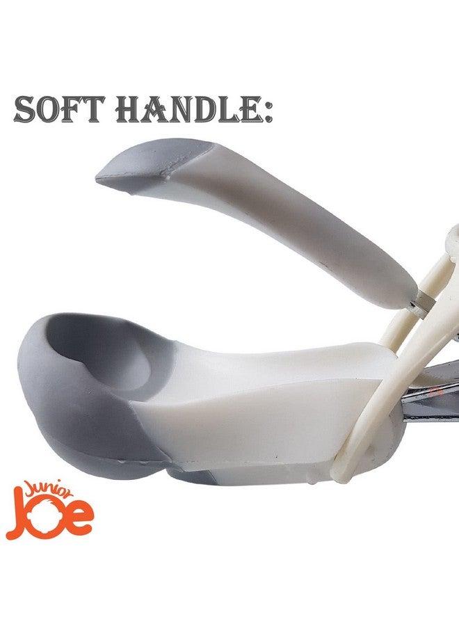 JUNIOR JOE Baby Nail Clipper with Magnifier Glass (Grey) - Image 4