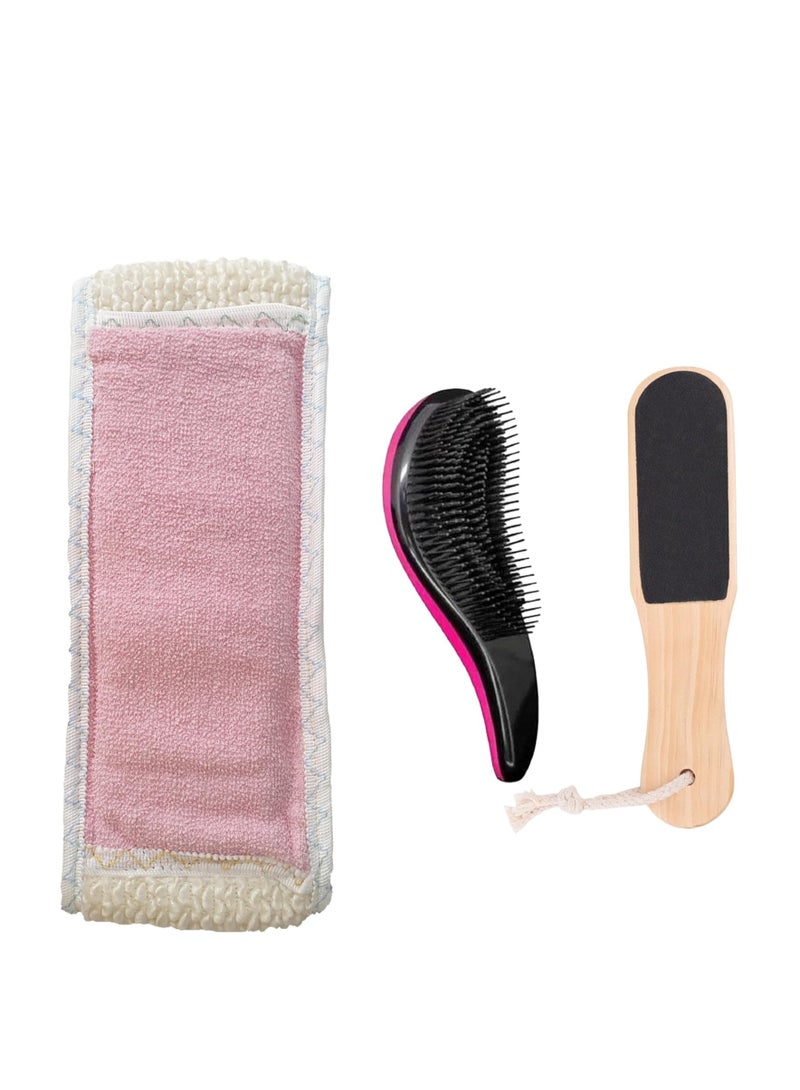 Generic Complete Body and Hair Cleaning Kit: Deluxe Fademin Cooler with Plastic Hairbrush and Bath Glove, Body and Hair Cleaning Tools Suitable for All Ages.  - Image 1