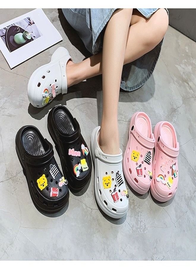 fashionhome Shoe Decoration Charms 100 Pieces Assorted Different Shoe Charm for Crocs Charm for Hole Hole Shoe Buckle Party Favors ​Mini Charm Bracelet Wristband Decoration for Men Women Kid  - Image 2