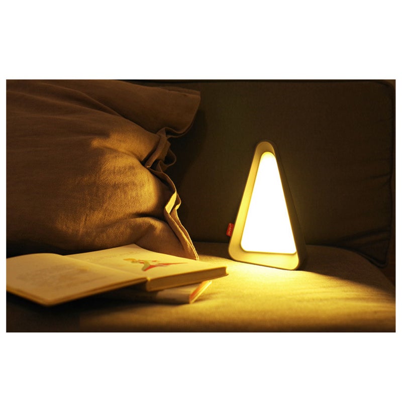 Night Light: White ABS Food-grade Material 3 Brightness Modes - Rechargeable Battery Flip Lamp for Kids Nursery, Bedside Nursing, Romantic Atmosphere - Image 4