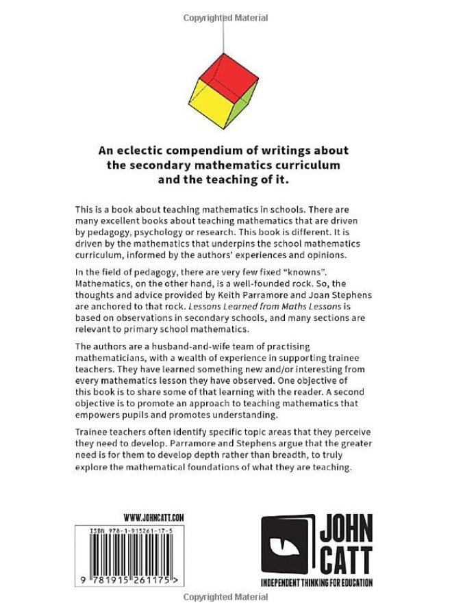 Lessons learned from maths lessons: Things we have learned from watching trainee teachers of secondary mathematics  - Image 2